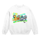 miku'ꜱGallery星猫のネコリンピック✨球技 Crew Neck Sweatshirt