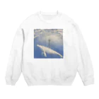  tomoの鯨と鉄塔 Crew Neck Sweatshirt