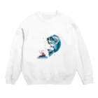 セカイワールドの釣り Crew Neck Sweatshirt