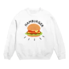 ぷるんぷるんストアのハンバーガーと言いつつチーズバーガー Crew Neck Sweatshirt