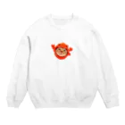 こちょらのカニこちょら Crew Neck Sweatshirt