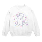 M&Bworksたかむらすずなの80'sファンシー系イタチ Crew Neck Sweatshirt