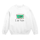 ym303bass オフィシャルショップのカセットテープ Crew Neck Sweatshirt