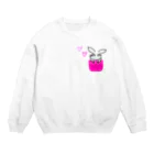 ちょらのへのへの うさぎ Crew Neck Sweatshirt