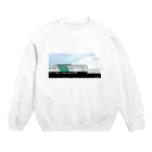 やすこーん（YASCORN）鉄道の鉄道：「踊り子」185系　イラスト Crew Neck Sweatshirt