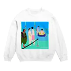 らすてぃー(茶封筒)のいいぞ Crew Neck Sweatshirt