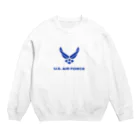 rikunosukeshopのU.S.A.F ロゴ　アイテム Crew Neck Sweatshirt