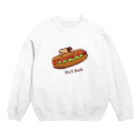 あずき缶のHOT DOG Crew Neck Sweatshirt