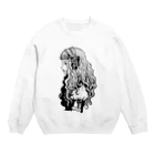 awoiのロリィタちゃん-モノクロ- Crew Neck Sweatshirt