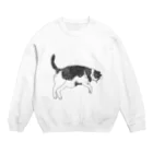 ハチワレくうちゃんのハチワレくうちゃんIV Crew Neck Sweatshirt