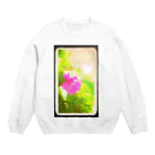 ふぃろのHW&Fと朝顔の花 Crew Neck Sweatshirt