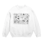 ノボンブのヒゲグルグールさん Crew Neck Sweatshirt