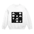 ほくほくのさまざまなめだま Crew Neck Sweatshirt