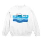 POPUP_KOBE_MARIKOの赤い唇のクロール Crew Neck Sweatshirt