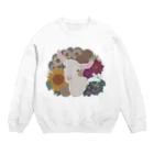 chami＊designのlittle goat Crew Neck Sweatshirt