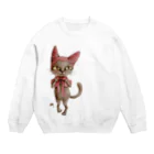 まりみゆきの猫頭巾 Crew Neck Sweatshirt