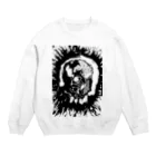 百鬼夜行絵巻の餓者髑髏(表) Crew Neck Sweatshirt