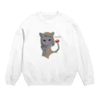 lifejourneycolorfulのMeow Crew Neck Sweatshirt