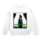 Danke Shoot Coffeeのカマキリ常務～会社に戻ります～ Crew Neck Sweatshirt