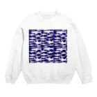 図鑑Tのスズリのサメいっぱい Crew Neck Sweatshirt