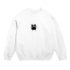 テオにゃんねる。のホコリくん Crew Neck Sweatshirt