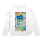 yutu00(ゆつぜろぜろ)の熱帯魚 Crew Neck Sweatshirt