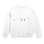 りりりのりのかすみそうぶらーん Crew Neck Sweatshirt