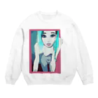 可愛い女の子職人vent4444のニョキニョキ Crew Neck Sweatshirt