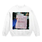 ニューヨークのお皿 Crew Neck Sweatshirt