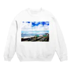 ニューヨークのシアトル空 Crew Neck Sweatshirt