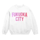 JIMOTOE Wear Local Japanの福岡市 FUKUOKA CITY Crew Neck Sweatshirt