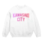 JIMOTOE Wear Local Japanの川崎市 KAWASAKI CITY Crew Neck Sweatshirt