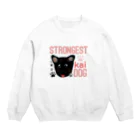 m/kの甲斐犬イラスト Crew Neck Sweatshirt