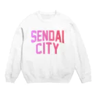 JIMOTO Wear Local Japanの仙台市 SENDAI CITY Crew Neck Sweatshirt