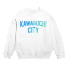 JIMOTOE Wear Local Japanの川口市 KAWAGUCHI CITY Crew Neck Sweatshirt