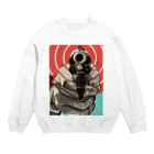 EBM clanの拳銃グッズ Crew Neck Sweatshirt