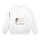 まどのSTAY HOME with INU Crew Neck Sweatshirt