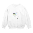 イハルのドーナツを釣る子 Crew Neck Sweatshirt