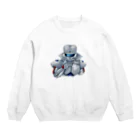 口腔戦士デンタマンのTIME　TO　BRUSH　YOUR　TEETH Crew Neck Sweatshirt