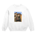 佐々木のフランス　スミュールアンノーソワの廃墟 Crew Neck Sweatshirt