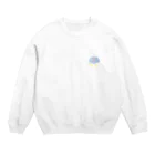 月曜日に乾杯のかみなり雲くん Crew Neck Sweatshirt