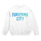 JIMOTOE Wear Local Japanの福山市 FUKUYAMA CITY Crew Neck Sweatshirt