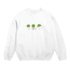 ぽんのか行３兄弟 Crew Neck Sweatshirt