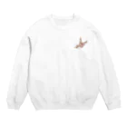 紅葉ぬこのういかちゃんとおそろい Crew Neck Sweatshirt