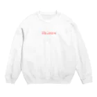 可愛い研究所 SUZURI部のあかいロゴ Crew Neck Sweatshirt