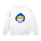 くまくま。ショップのあおずきんちゃん Crew Neck Sweatshirt