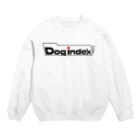 Dog indexのインデックスロゴ Crew Neck Sweatshirt