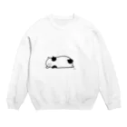 もへ店のふてぶてしいにゃんこ 伏 Crew Neck Sweatshirt