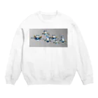 みみみの3DCADぺんぺんず Crew Neck Sweatshirt