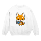 hide55のコンちゃん Crew Neck Sweatshirt